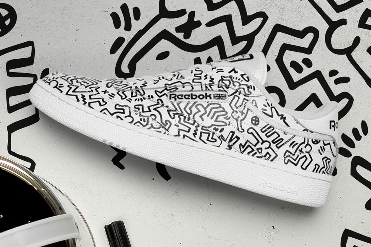 keith haring x reebok